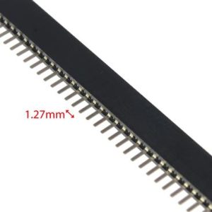 پین هدر 40*1 مادگی صاف 1.27 میلی متر